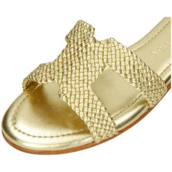 Hanna 83 Pantoletten Pantoletten - Gold -Weiche Schuhe 29635379 05