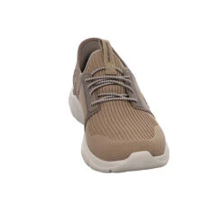 Skechers Herren Slipper Schuhe Ingram-Brackett Sneaker Slip-Ons Freizeit Synthetik Uni Slip-On-Sneaker - Beige -Weiche Schuhe 29704316 03