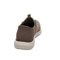 Skechers Herren Slipper Schuhe Ingram-Brackett Sneaker Slip-Ons Freizeit Synthetik Uni Slip-On-Sneaker - Beige -Weiche Schuhe 29704316 04