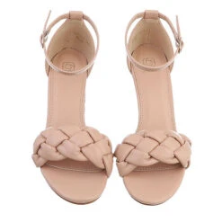 Sandalen & Sandaletten Knöchelriemen, Blockabsatz, Geflochten -Weiche Schuhe 29893414 04