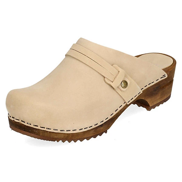 Sanita Wood Ursana Clogs - Beige 3 Sanita Wood Ursana Clogs - Beige