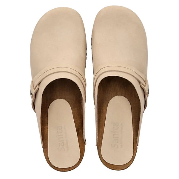 Sanita Wood Ursana Clogs - Beige 6 Sanita Wood Ursana Clogs - Beige – Bild 4