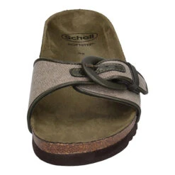 Scholl CLODETTE F305881183 Pantoletten - Grün -Weiche Schuhe 30191864 03