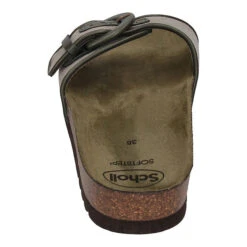 Scholl CLODETTE F305881183 Pantoletten - Grün -Weiche Schuhe 30191864 05