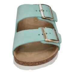 Rohde ALBA 5590-53 Pantoletten - Türkis -Weiche Schuhe 30238478 03