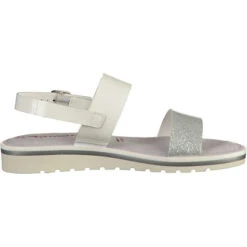 Tamaris Sandaletten - Weiß-kombi 12 Tamaris Sandaletten - Weiß-kombi -Weiche Schuhe 5477370 04