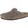 Birkenstock Boston Wolle Clogs Normal - Braun