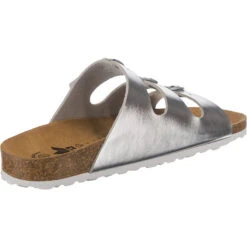 LICO Bioline Jacki Pantoletten - Silber -Weiche Schuhe 7399347 05