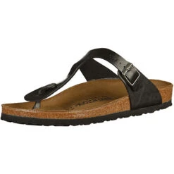 Birkenstock Gizeh Komfort-Pantoletten - Schwarz