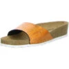 Damen Pantoletten Orange/metallic - Orange 1 Damen Pantoletten Orange/metallic - Orange -Weiche Schuhe 8869436 01