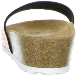 Damen Pantoletten Orange/metallic - Orange -Weiche Schuhe 8869436 02